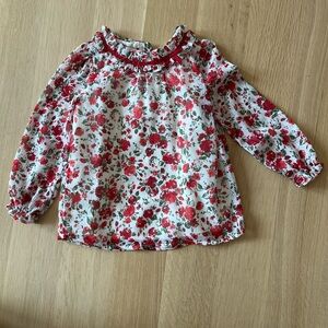 Floral Red Janie & Jack Top